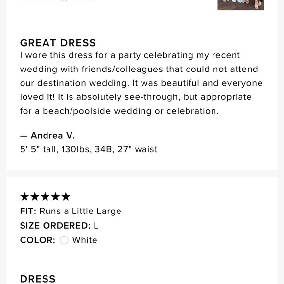 Lace beach wedding dress - Picture 4 of 7